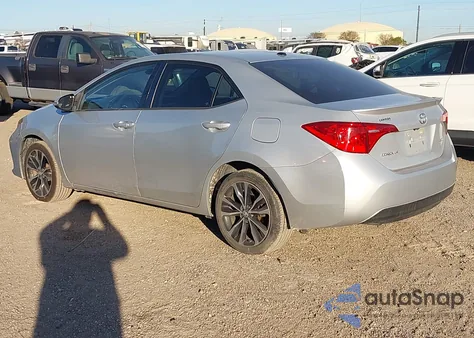 2017 Toyota Corolla Xse z USA, uszkodzony, nr VIN 5YFBURHE6HP654603